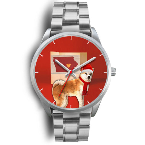 Akita Inu Iowa Christmas Special Wrist Watch