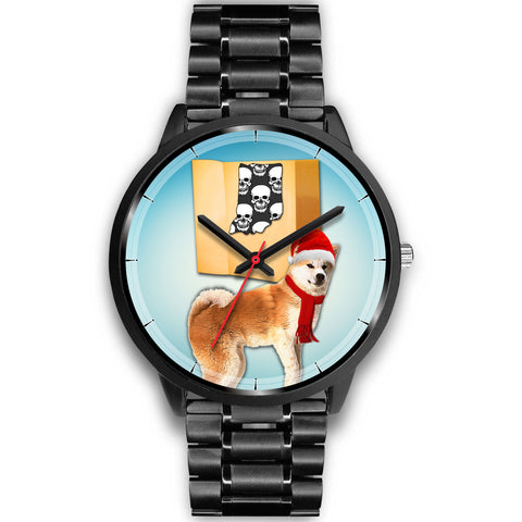 Akita Inu Indiana Christmas Special Wrist Watch