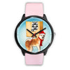 Akita Inu Indiana Christmas Special Wrist Watch