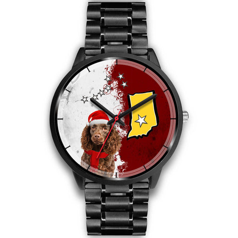 American Water Spaniel Indiana Christmas Special Wrist Watch