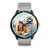 Basset Hound Indiana Christmas Special Wrist Watch