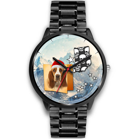 Basset Hound Indiana Christmas Special Wrist Watch