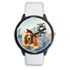 Basset Hound Indiana Christmas Special Wrist Watch