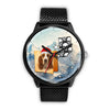 Basset Hound Indiana Christmas Special Wrist Watch