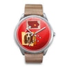 Basset Hound Iowa Christmas Special Wrist Watch