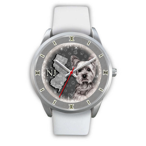 Cute Yorkie Sketch New Jersey Christmas Special Wrist Watch