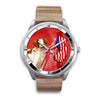 Cute Brittany Dog New Jersey Christmas Special Wrist Watch