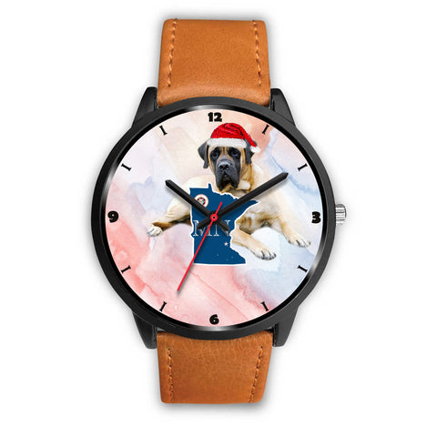 English Mastiff Dog Minnesota Christmas Special Wrist Watch