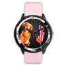 Cute Dachshund Dog New Jersey Christmas Special Wrist Watch