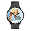 Belgian Malinois Dog Iowa Christmas Special Wrist Watch