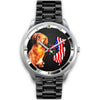 Love Dachshund Dog New Jersey Christmas Special Wrist Watch