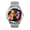 Love Dachshund Dog New Jersey Christmas Special Wrist Watch