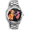 Love Dachshund Dog New Jersey Christmas Special Wrist Watch