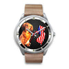 Love Dachshund Dog New Jersey Christmas Special Wrist Watch