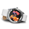 Love Dachshund Dog New Jersey Christmas Special Wrist Watch