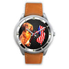 Love Dachshund Dog New Jersey Christmas Special Wrist Watch