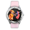 Love Dachshund Dog New Jersey Christmas Special Wrist Watch