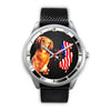 Love Dachshund Dog New Jersey Christmas Special Wrist Watch