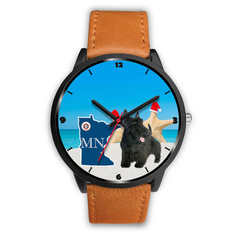 Scottish Terrier Minnesota Christmas Special Wrist Watch
