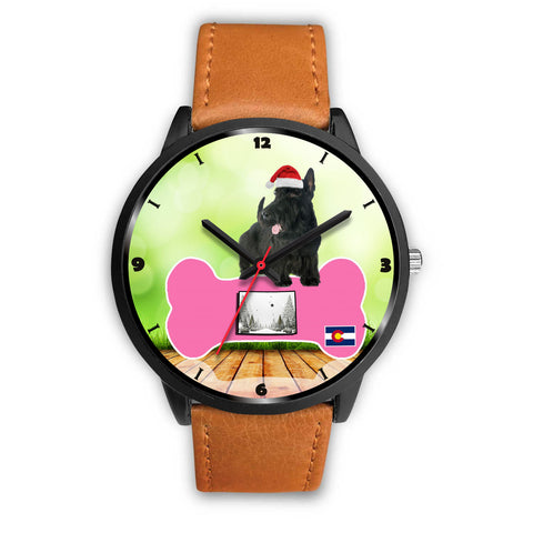 Scottish Terrier Colorado Christmas Special Wrist Watch