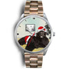 Newfoundland Dog Colorado Christmas Special Wrist Watch