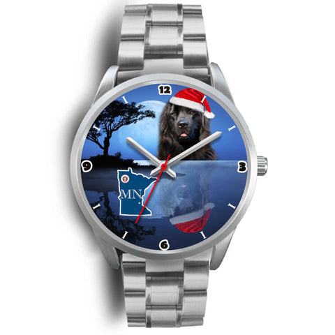 Newfoundland Dog Minnesota Christmas Special Wrist Watch