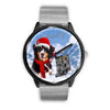 Bernese Mountain Dog Indiana Christmas Special Wrist Watch