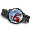 Bernese Mountain Dog Indiana Christmas Special Wrist Watch