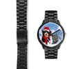 Bernese Mountain Dog Indiana Christmas Special Wrist Watch