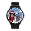 Bernese Mountain Dog Indiana Christmas Special Wrist Watch