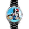 Border Collie Minnesota Christmas Special Wrist Watch
