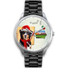 Bernese Mountain Dog Iowa Christmas Special Wrist Watch