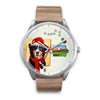 Bernese Mountain Dog Iowa Christmas Special Wrist Watch