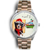 Bernese Mountain Dog Iowa Christmas Special Wrist Watch