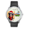 Bernese Mountain Dog Iowa Christmas Special Wrist Watch