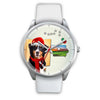 Bernese Mountain Dog Iowa Christmas Special Wrist Watch