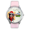 Bernese Mountain Dog Iowa Christmas Special Wrist Watch