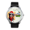 Bernese Mountain Dog Iowa Christmas Special Wrist Watch