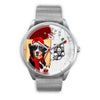 Cute Bernese Mountain Dog Indiana Christmas Special Wrist Watch