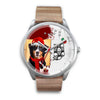 Cute Bernese Mountain Dog Indiana Christmas Special Wrist Watch