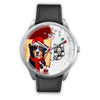 Cute Bernese Mountain Dog Indiana Christmas Special Wrist Watch