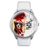 Cute Bernese Mountain Dog Indiana Christmas Special Wrist Watch