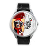 Cute Bernese Mountain Dog Indiana Christmas Special Wrist Watch