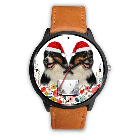 Australian Shepherd Colorado Christmas Special Wrist Watch