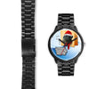 Black Labrador Retriever Iowa Christmas Special Wrist Watch