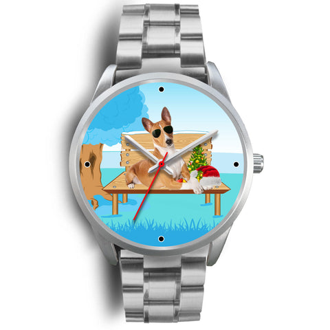 Cute Basenji Dog Christmas Special Wrist Watch