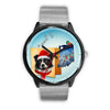 Border Collie Indiana Christmas Special Wrist Watch