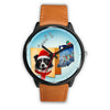 Border Collie Indiana Christmas Special Wrist Watch