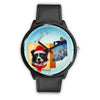 Border Collie Indiana Christmas Special Wrist Watch