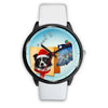 Border Collie Indiana Christmas Special Wrist Watch